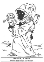 coloriage Jawa star wars
